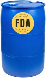 Volu Sol 30 Gallon Blue Tight Head Plastic Drum, BPA Free, UN Rated, 2" NPT & 2" Buttress Fittings