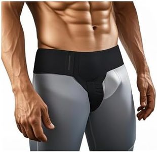 XYTAHDM Ceinture herniaire pour homme, Ceinture herniaire réglable flexible Soutien herniaire Soulagement de la douleur avec coussinets de compression amovibles Hernie