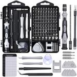 Unamela 122 In 1 Professional Laptop Repair Screwdriver Set, Precision Pc, Computer Repair Kit, With 101 Magnetic Bit And 21 Practical Repair Tools, Ps4, Xbox Controller Repair - Black