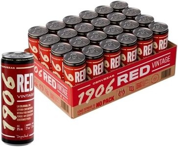 1906 Red Vintage - Cerveza Lager Extra, Pack de 24 Latas x 33 cl, Sabor Amargo y Ligeramente Picante, Galardonada Internacionalmente, 8% Volumen de Alcohol