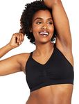 Motherhood Maternity Women’s Seamless Clip Down Nursing Bra S-3X, Black, Large