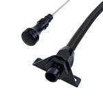 HAHAHA 700R4 4L60E 4L80E Firewall Mounted Trans Flexable Dipstick Compatible with GM,Chevy Black.