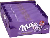 Milka Chocolate Bars | Milka Alpine Milk Bars | Pack of 24 | Chocolate Milka | 84 Oz | 2400 Gr