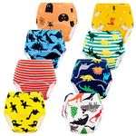 JackLoveBriefs Potty Training Pants for Boys Girls Cotton Potty Training Underwear, Training Pants for Toddlers 3-4 Years (8 Packs, M, Multicolor)