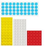 Bump Dots for Visually Impaired 155 Pcs Combo Pack(Yellow,Blue,White,Red) - Low Vision Aids Braille Stickers Raised Tactile Dots for Elderly, Blind