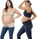 Ingrid & Isabel Bellaband - Seamless Maternity Belly Band for Women - Essential Pregnancy Postpartum Jeans & Pants Extender