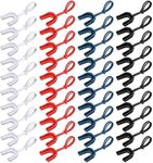 Seematn 40 Pcs Strapped Mouth Guard Bulk Football Mouthguard with Strap Youth Boxing Sports Mouthpieces Adult Mouthguard for Basketball Lacrosse Hockey Wrestling