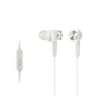 Sony MDR-XB50AP In-Ear Extra Bass Headphone with In-Line Control - White