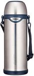 Zojirushi Stainless Steel Vacuum Insulated Bottle with Cup, 1 Litre, Stainless (SJTE-10-XA)