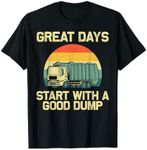 Cool Garbage Truck For Men Kids Boys Trash Waste Management T-Shirt