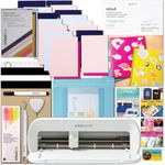 Cricut Joy Xtra Machine with Printable Sticker Paper and Card Kit - Sticker Making Set with Die Cutting Machine, DIY Greeting Cards with Pens and Envelopes,