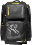 CRESSI Moby Trolley Bag - Robust and Spacious Trolley Bag Ideal for Sports Activities and Travel, Black/Yellow, Unisex