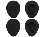 SOULWIT 2 Pair Replacement Automobile Headphone Earpads Compatible with Infrared Wireless Headphones, Ear Pads Cushions for GM Ford Toyota Nissan Honda Entertainment DVD Player Systems (Foam)