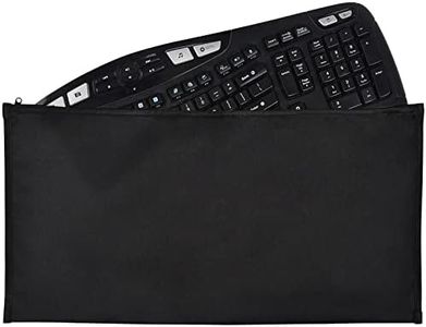 Keyboard Dust Cover Sleeve Bag for Universal Keyboard Logitech/Dell/Corsair/Havit/Redragon/Apple Magic Keyboard Dust Cover Pouch Case, Wireless/Wired Computer Gaming PC Keyboard Protector, Black