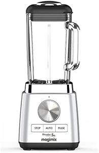 *NOUVEAU* Magimix Blender Power Mixeur Professionnel 5XL Connect - Blender Électrique, Hachoir, Blender pour Smoothie, Mixeur Soupe, Hachoir Blender Multifonction - Bol en verre - Chrome