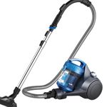 EUREKA Whirlwind Bagless Canister Cleaner NEN110A Lightweight Corded Vacuum for Carpets and Hard Floors, Blue