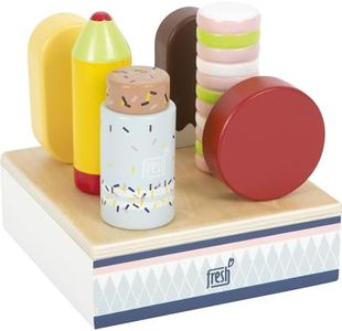small foot Paleta Helada Fresh, Juguete de Madera cert. FSC 100%, para la Cocina Infantil, a Partir de 2 años, 12417, Multicolor, zzzz-s