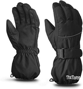 ThxToms Kids Warm Gloves Winter Waterproof Snow Gloves for Ourdoor Sports, Toddler Bulky Ski Gloves for Boys Girls