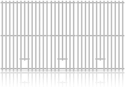 Criditpid BBQ Grill Grate for Nexgrill 720-0882A, Heavy Duty Stainless Steel Cooking Grates.