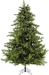 Fraser Hill Farm 12-Ft. Foxtail Pine Artificial Christmas Tree with White Incandescent Smart Lights and Stand, Prelit Foldable Fake Tree with Realistic Foliage for Home Decoration