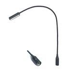 JXRYWF 22 inch XLR 3Pin DJ LED Light Studio Lamp gooseneck Lamp for Stage DJ Mixer Steamship Light Console Equipment (XLR 3Pin Port)