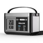 SBAOH Portable Power Station 88.8WH, Solar Generator Lithium Battery Power 110V AC USB-C Power Delivery Solar Generators for Camping, Road Trips, Emergency Power