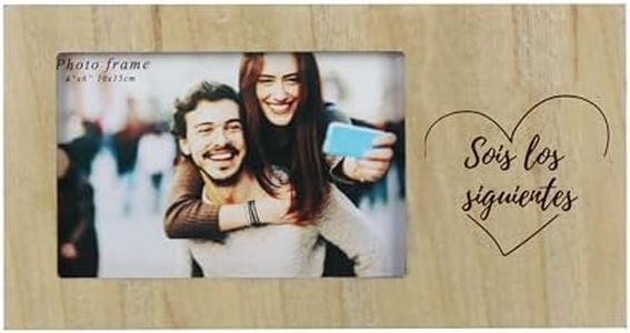 Genérico Sois los siguientes. Detalle boda. Regalo boda. Marco madera personalizado. Foto 10x15. Los próximos novios. Los próximos sois vosotros. Amiga amigo novios. Regalo siguientes novios