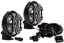 KC Hilites 451 Apollo Pro 5" 55W Round Driving Light Kit with Polymax Housing - Pair , White