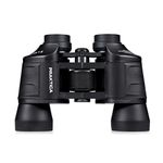 Praktica Falcon 8x40mm Porro Prism Field Black Binoculars - Fully Coated Lenses, Sturdy Construction, Aluminium Chassis, Sharp Clear Image, Bird Watching, Sailing, Hiking, Sightseeing, Astronomy