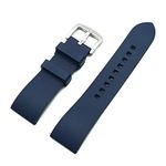 WAMD Quick Release FKM Rubber Watch Strap - Classic (Blue, 21 mm)