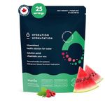 Ö Hydration, Vitamin-Rich Water Enhancer Powder Mix - Raspberry & Watermelon Flavor - 25 servings - Sugar-Free, All-Natural, Source of Vitamin C, E, B6, B12