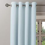 Light Blue Curtain Panel