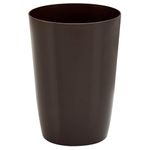 HOLD N’ STORAGE Small Trash Can –Open Top Garbage Cans for Kitchen, Office, Dorm, Bathroom, etc. –Waste Can for Compact/Tight Spaces –Perfect Bathroom Trash Can– 10.5” x 7.5” Trash Bin – Metalic Brown