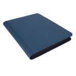 Rayvol Premium 16-Pocket 1000 Card Binder, Ringless Trading Card Album Folder - Side Loading Black Page Pocket Binder for TCG -Midnight Blue