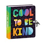 Peaceable Kingdom Be Kind Diary with Lock and Key, Lined Page Diary for Kids