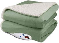 Biddeford Blankets Velour Sherpa El