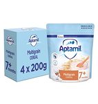 Aptamil Multigrain Porridge Baby Food Cereal, 7+ Months, 200g (Pack of 4)