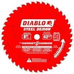 Diablo D0842CF 8-inch Steel Demon 42T Cermet II Carbide Ferrous Metal Saw Blade