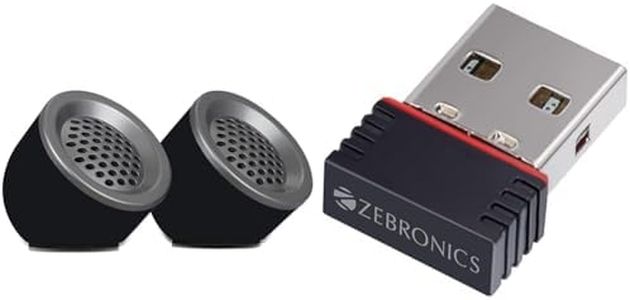 ZEBRONICS Zeb-Pluto 2.0 Multimedia Speaker with Aux Connectivity,USB Powered and Volume Control