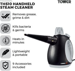 Tower Handheld Steam Cleaner 1050W – Portable Multi-Purpose Steamer