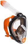 Ocean Reef Aria Full Face Snorkel Mask, Black S/M
