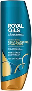 Head and Shoulders Conditioner, Moisture Renewal, Anti Dandruff Treatment and Scalp Care, Royal Oils Collection with Coconut Oil, for Natural and Curly Hair, 13.5 fl oz(Packaging May Vary)