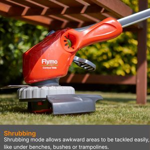 Flymo Contour 500E Electric Grass Trimmer & Edger – 500W, 25cm, Orange