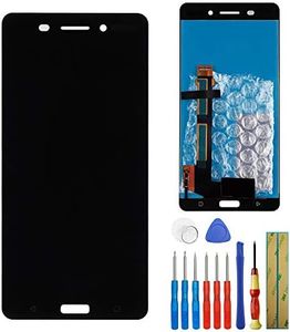 LCD Replacement Compatible with Nokia 6 2017 N6 TA-1000 TA-1003 TA-1021 TA-1025 TA-1033 TA-1039 LCD Touch Screen Digitizer Assembly