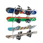 StoreYourBoard Snowboard Multi Wall Storage Rack, Home and Garage Mount