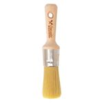 Colorantic | Round Wax Brush for Chalk Based Paint Furniture | Waxes Brushes Polish Paste Car Shoes DIY Distress Art and Craft Stencil (16mm Wax Round Brush)