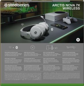 SteelSeries Arctis Nova 7X Wireless Gaming Headset – White