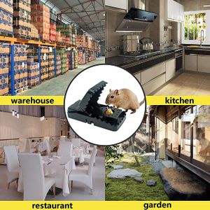 HOMEREVEL Reusable Mouse Trap Set – 6-Pack Rodent Control