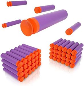 TORMEN Refill Suction Darts,Compatible for Nerf Elite Series Blasters Toy Guns-Purple 100Pcs