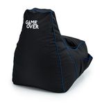 Game Over 8-Bit Kids Children Mini Video Gaming Bean Bag Chair | Indoor Living Play Room | Side Pockets for Controllers | Headset Holder | Ergonomic Design for the Dedicated Young Gamer (Soul Reaper)